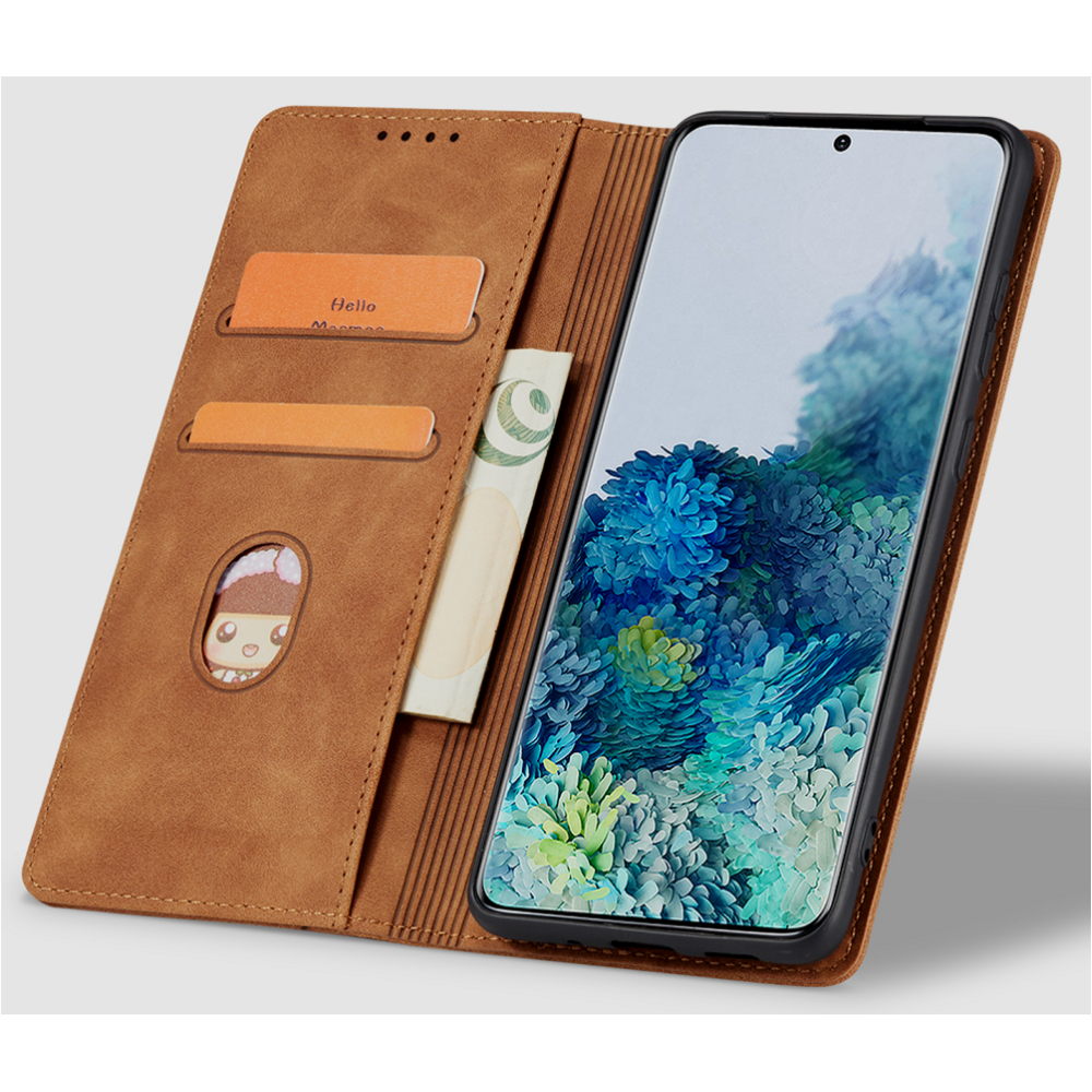 Bodycell Θήκη - Πορτοφόλι Samsung Galaxy A14 - Brown (5206015017629)