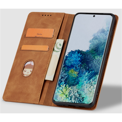 Bodycell Θήκη - Πορτοφόλι Samsung Galaxy A14 - Brown (5206015017629)