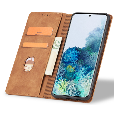 Bodycell Θήκη - Πορτοφόλι Xiaomi Redmi 12C - Brown (5206015018534)