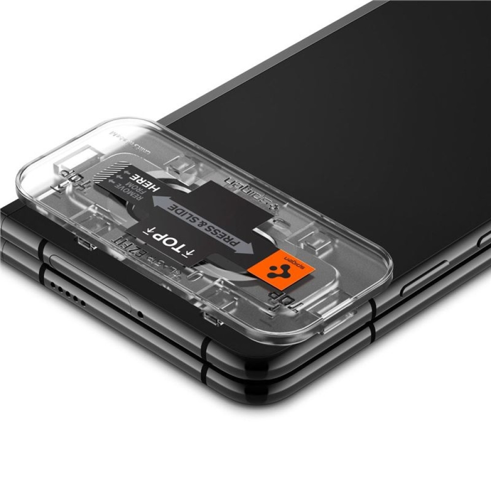 Spigen GLAS.tR EZ Fit OPTIK Lens Protector - Αντιχαρακτικό Προστατευτικό Γυαλί για Φακό Κάμερας Google Pixel Fold - 2 Τεμάχια - Black (AGL06207)