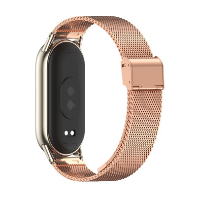 Tech-Protect Μεταλλικό Λουράκι Milaneseband Xiaomi Smart Band 10 / 10 NFC / 9 / 9 NFC / 8 / 8 NFC - Rose Gold (9490713935163)