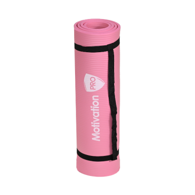 MotivationPro - Στρώμα για Γυμναστική / Yoga / Pilates - 10mm Πάχος - 183 x 61cm - Pink (020201996285)