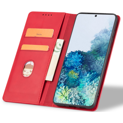 Bodycell Θήκη - Πορτοφόλι Xiaomi Redmi Note 12S - Red (5206015021619)