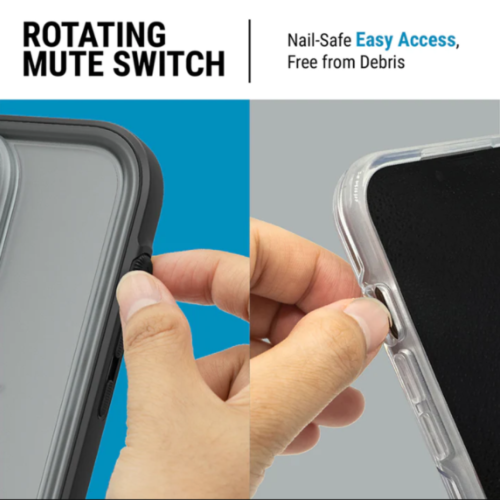 Catalyst Total Protection - Διάφανη Αδιάβροχη Θήκη Apple iPhone 14 - Stealth Black (CATIPHO14BLKM)