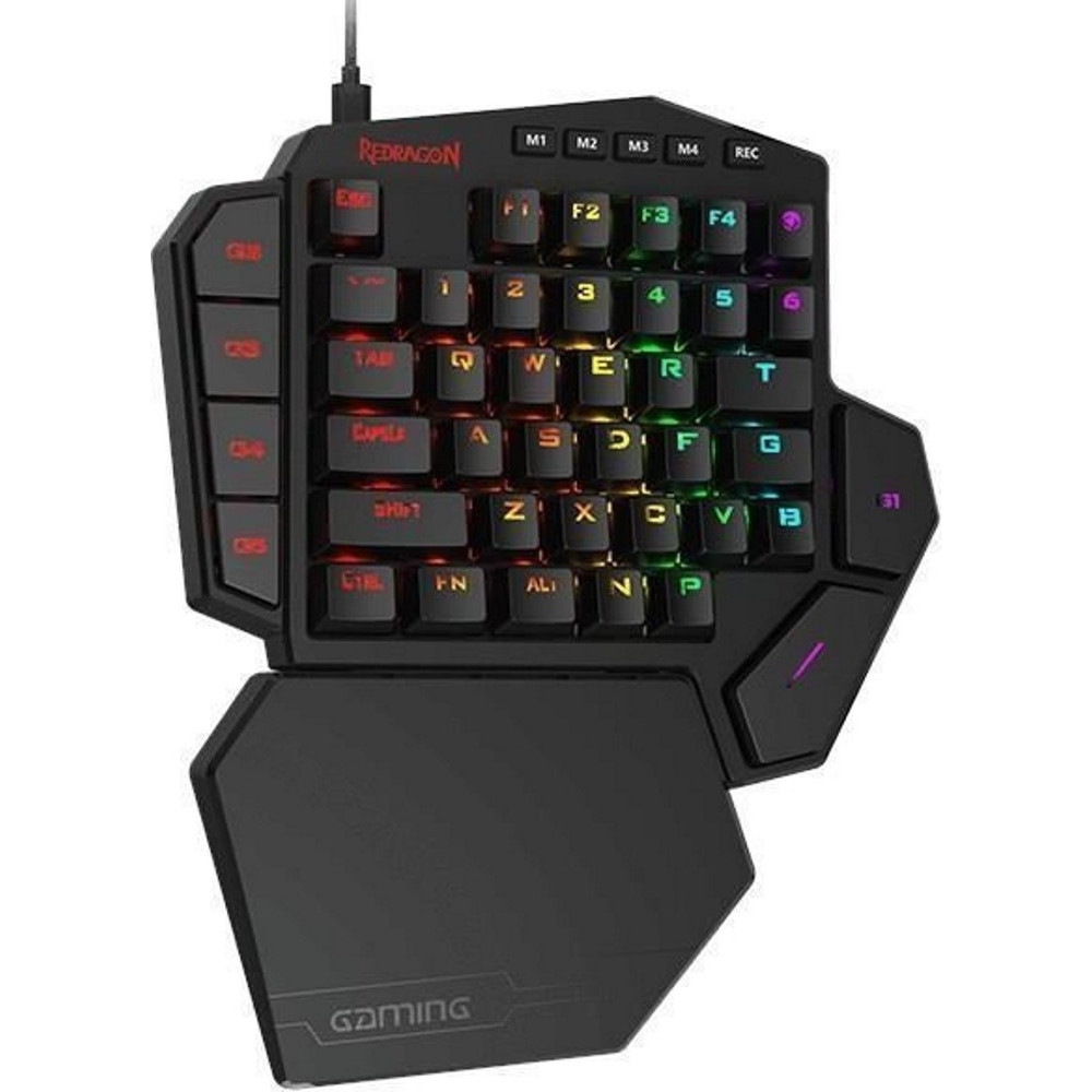 Redragon K585 RGB DITI Mechanical Gaming Keyboard - Ενσύρματο RGB Gaming Μηχανικό Πληκτρολόγιο με Outemu Blue Διακόπτες - US - Black (6950376774385)