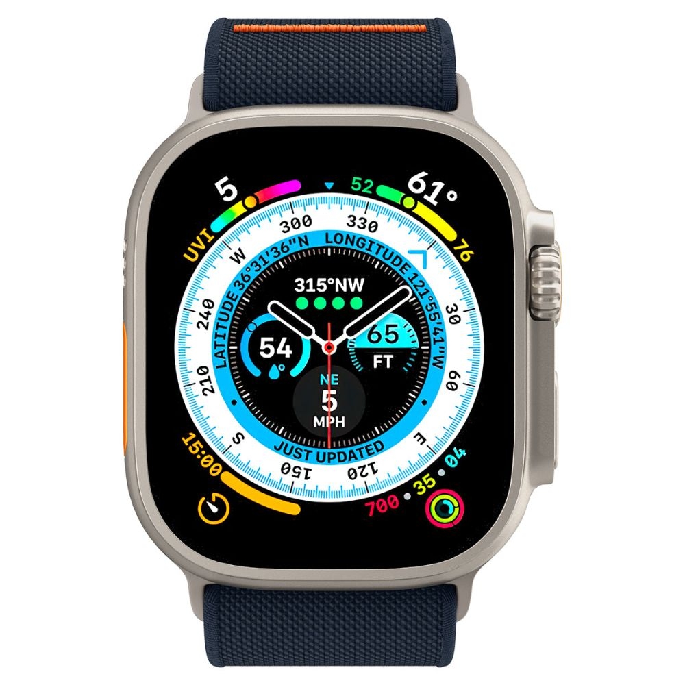 Spigen Lite Fit Ultra - Υφασμάτινο Λουράκι Apple Watch Ultra/SE/11/10/9/8/7/6/5/4 (49/46/45/44mm) - Navy (AMP05984)