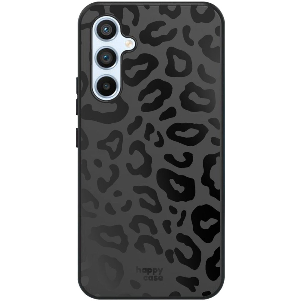 HappyCase Θήκη Σιλικόνης Samsung Galaxy A54 - Leopard Print Black (8719246398520)