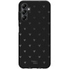 HappyCase Θήκη Σιλικόνης Samsung Galaxy A14 - Hearts Print Black (8719246398964)