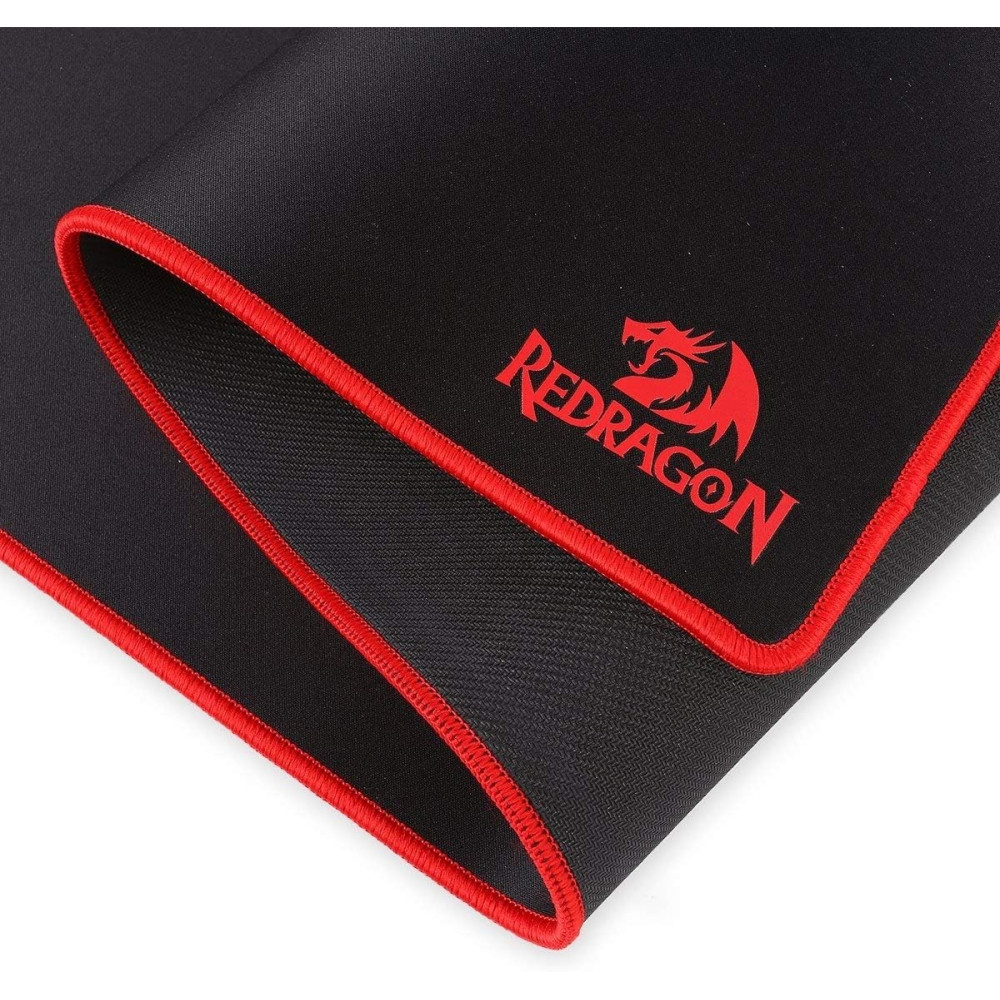 Redragon P003 Suzaku Gaming Mouse Mat - Αδιάβροχο MousePad XL με Αντιολισθητική Βάση - 30 x 80 cm - Black / Red (6950376703392)