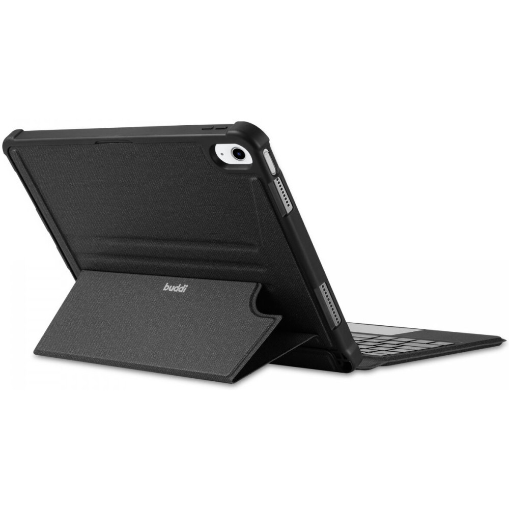 Buddi Thorn Keyboard Case - Θήκη με Υποδοχή για Apple Pencil και Αποσπώμενο Μαγνητικό Πληκτρολόγιο Bluetooth - Apple iPad (A16) 11th Gen. 2025 11" / iPad 10th Gen. 2022 10.9" - Black (8719246386664)