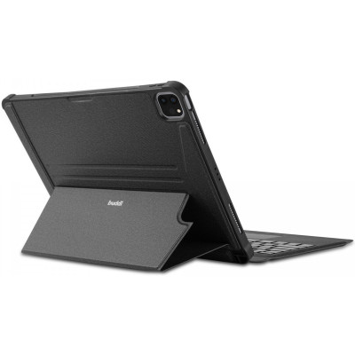 Buddi Thorn Keyboard Case - Θήκη με Υποδοχή για Apple Pencil και Αποσπώμενο Μαγνητικό Πληκτρολόγιο Bluetooth - Apple iPad Pro 11" 2022 / 2021 / 2020 / 2018 - Black (8719246386671)