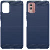 HappyCase Θήκη Σιλικόνης Brushed - Nokia C32 - Blue (8719246408656)