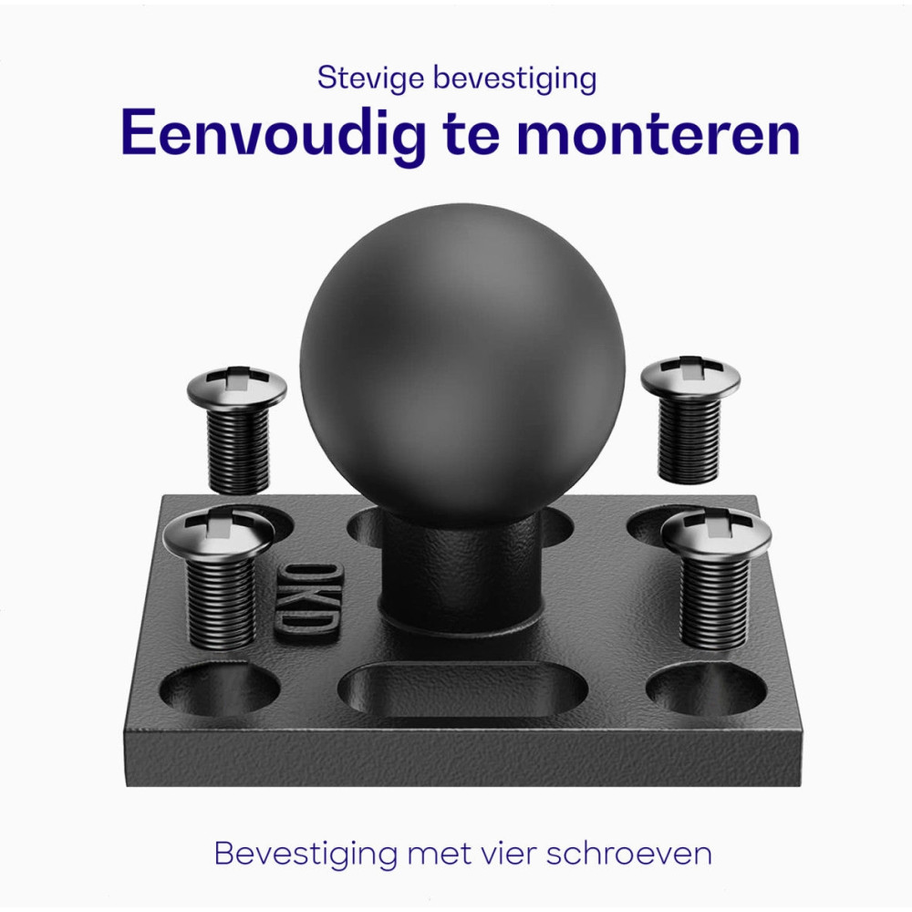 Buddi Tablet Holder Wall Mount - Universal Βάση Τοίχου για Στήριξη Smartphone / Tablet - Black - 5 Έτη Εγγύηση (8719246384707)