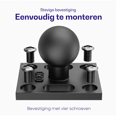 Buddi Tablet Holder Wall Mount - Universal Βάση Τοίχου για Στήριξη Smartphone / Tablet - Black - 5 Έτη Εγγύηση (8719246384707)