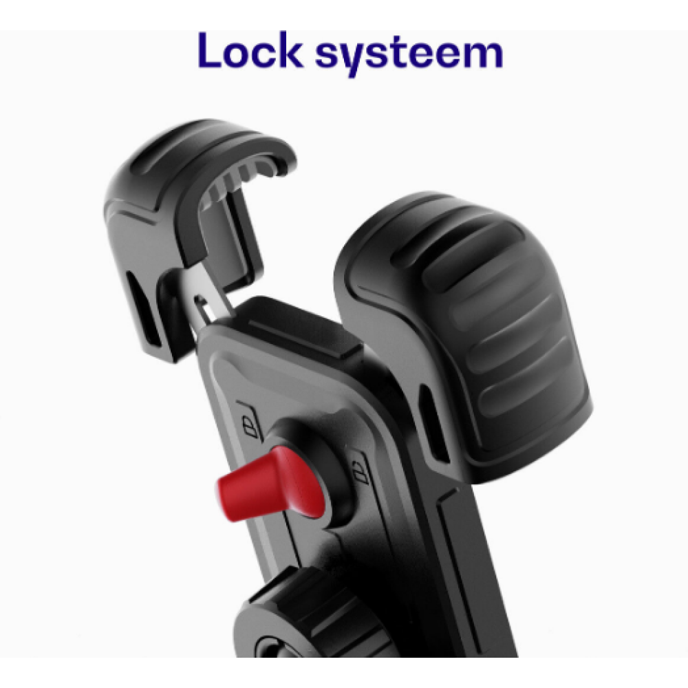 Buddi Smartphone Holder Bicycle & Motorcycle - Universal Ρυθμιζόμενη Βάση Στήριξης Ποδηλάτου / Μηχανής / Scooter για Smartphone / Κινητά - Black - 5 Έτη Εγγύηση (8719246390159)