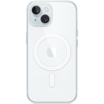 Θήκη iPhone 15 Official Apple Clear Case Διάφανη με MagSafe - Clear (MT203ZM/A)