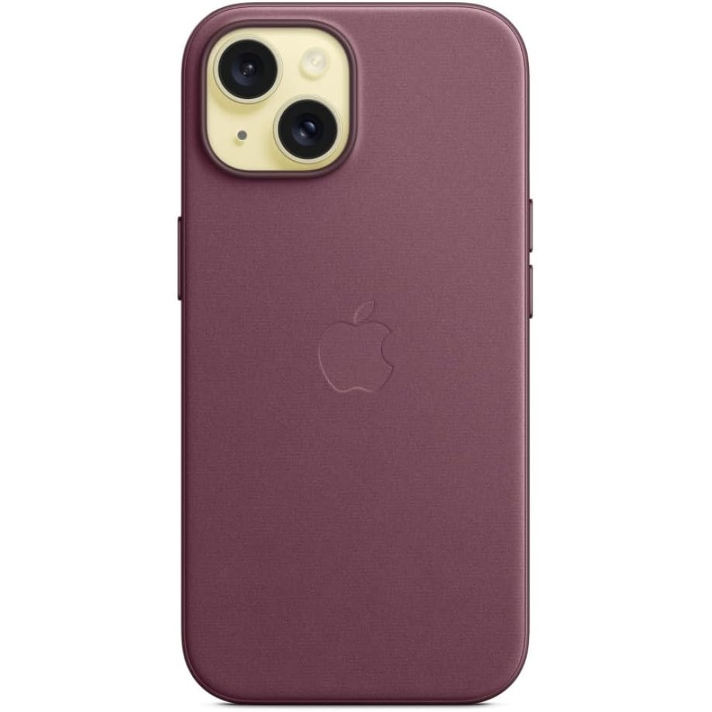 Θήκη Apple iPhone 15 - Official Apple FineWoven Case Υφασμάτινη με MagSafe - Mulberry (MT3E3ZM/A)