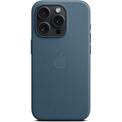 Θήκη Apple iPhone 15 Pro - Official Apple FineWoven Case Υφασμάτινη με MagSafe - Pacific Blue (MT4Q3ZM/A)