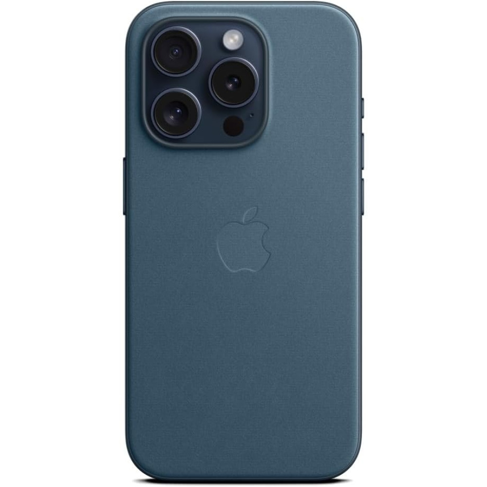 Θήκη Apple iPhone 15 Pro - Official Apple FineWoven Case Υφασμάτινη με MagSafe - Pacific Blue (MT4Q3ZM/A)