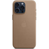 Θήκη Apple iPhone 15 Pro Max - Official Apple FineWoven Case Υφασμάτινη με MagSafe - Taupe (MT4W3ZM/A)