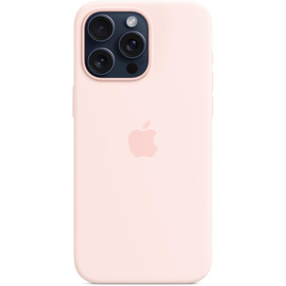 Θήκη Apple iPhone 15 Pro Max - Official Apple Silicone Case Σιλικόνης με MagSafe - Light Pink (MT1U3ZM/A)