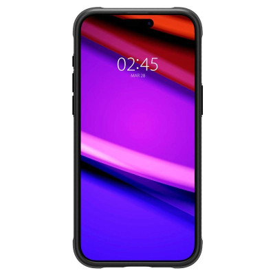 Θήκη Apple iPhone 15 Pro Max - Spigen Rugged Armor MagFit με MagSafe - Matte Black (ACS06561)