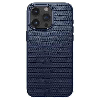 Spigen Θήκη Σιλικόνης Liquid Air - Apple iPhone 15 Pro Max - Navy Blue (ACS06563)