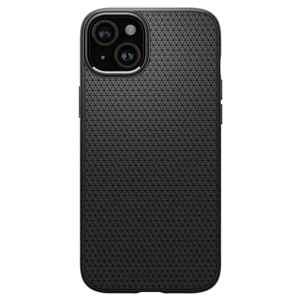 Spigen Θήκη Σιλικόνης Liquid Air - Apple iPhone 15 Plus - Matte Black (ACS06650)