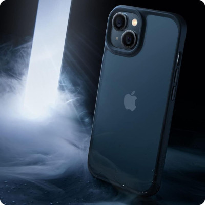 Tech-Protect MagMat - Σκληρή Διάφανη Θήκη Apple iPhone 15 - Black / Clear (9319456604313)