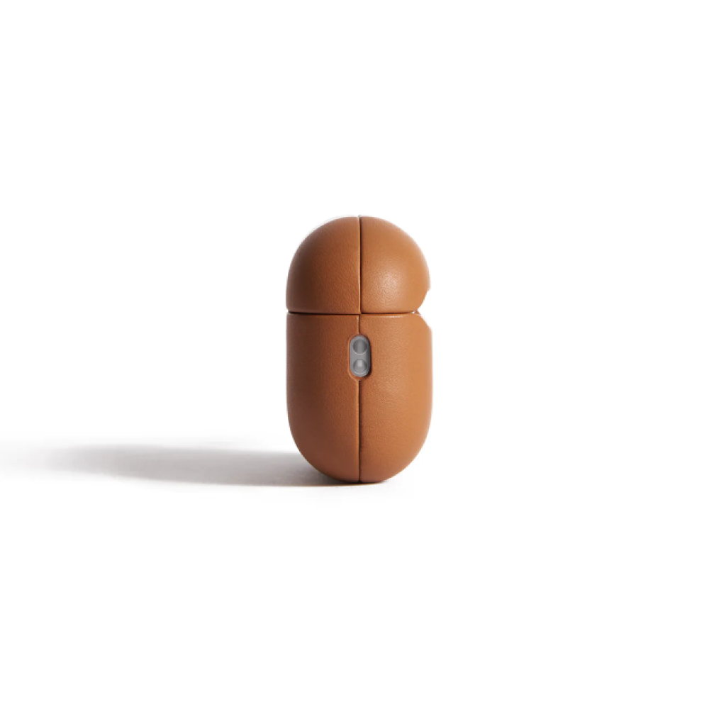 Mujjo Echelon - Premium Σκληρή Θήκη Apple AirPods Pro 2nd Gen από Φυτικό ECCO Δέρμα - Tan (MUJJO-AP-001-TN)