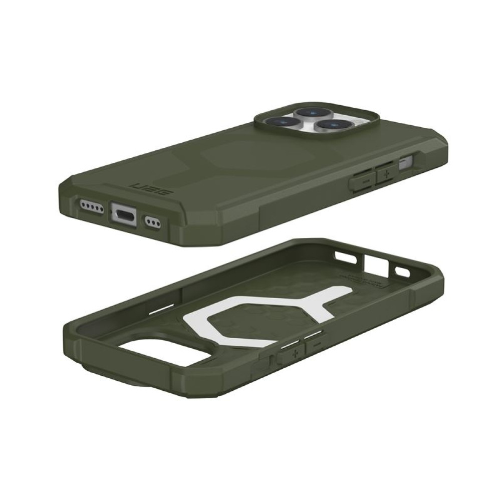 UAG Essential Armor - Ανθεκτική MagSafe Θήκη Σιλικόνης - Apple iPhone 15 Pro - Olive Drab (114276117272)