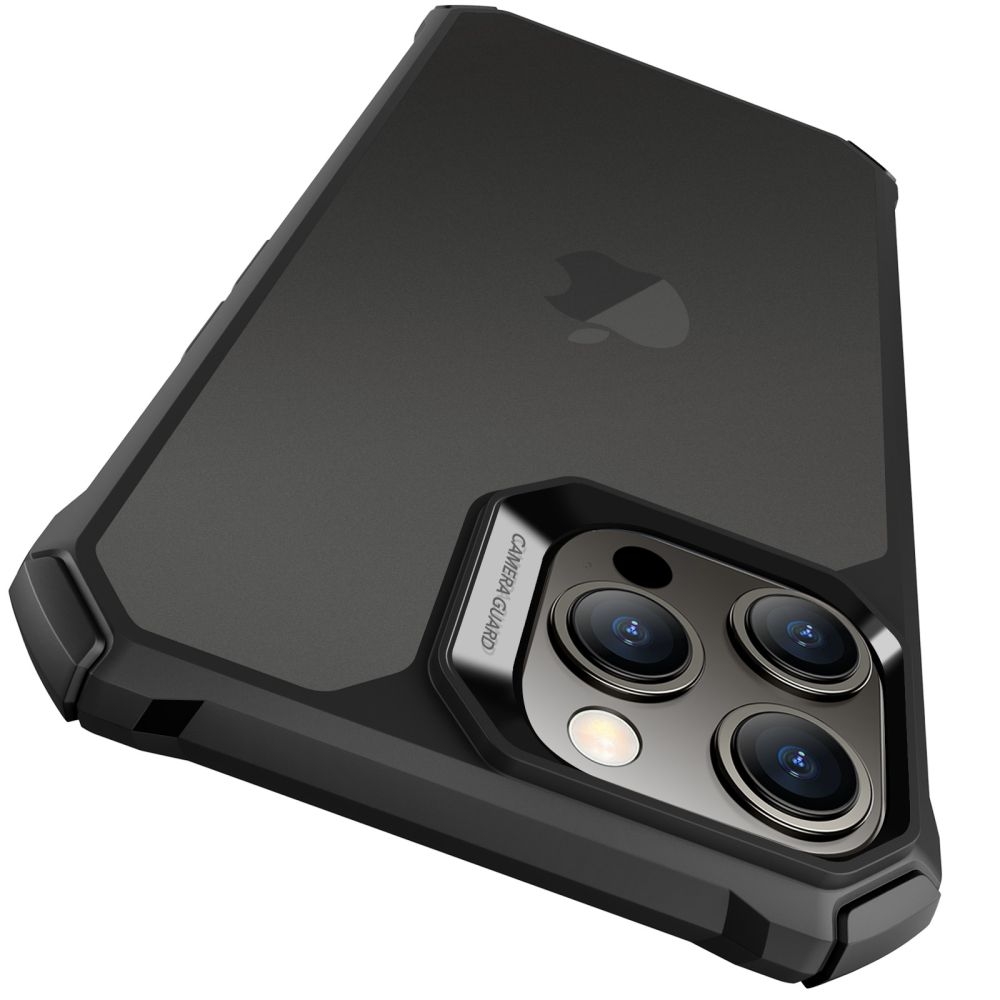 ESR Air Armor - Ημιδιάφανη Ανθεκτική Θήκη Apple iPhone 15 Pro Max - Frosted Black (4894240178195)