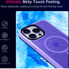 HappyCase Ημιδιάφανη Σκληρή Θήκη MagSafe - Apple iPhone 15 Pro - Matte Lila (8719246415296)