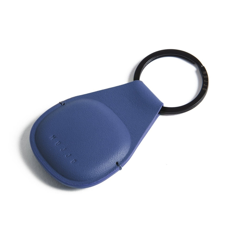 Mujjo Canopy - Δερμάτινη Θήκη / Μπρελόκ Apple AirTag - Monaco Blue (MUJJO-KY-001-BL)