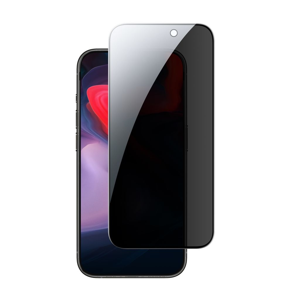 ESR Privacy Tempered Glass - FullFace Αντιχαρακτικό Γυαλί Προστασίας Απορρήτου Οθόνης - Apple iPhone 15 Pro Max - Black (4894240174500)