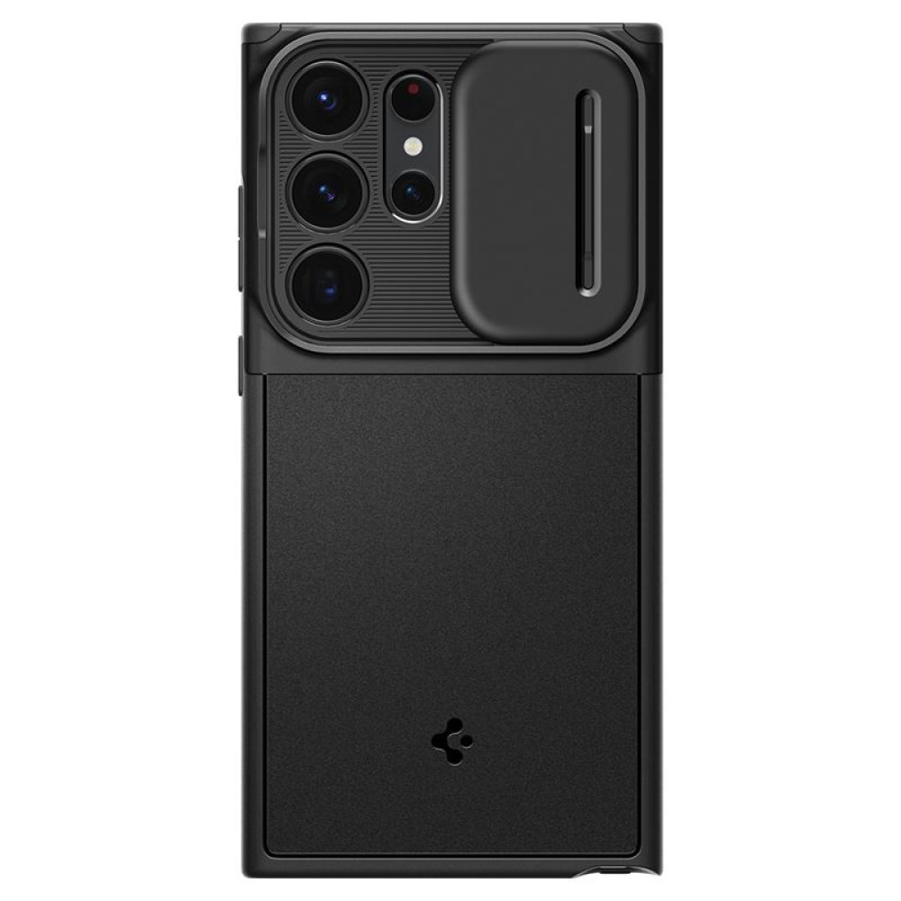 Spigen Optik Armor Θήκη με Κάλυμμα για την Κάμερα - Samsung Galaxy S23 Ultra - Black (ACS05639)