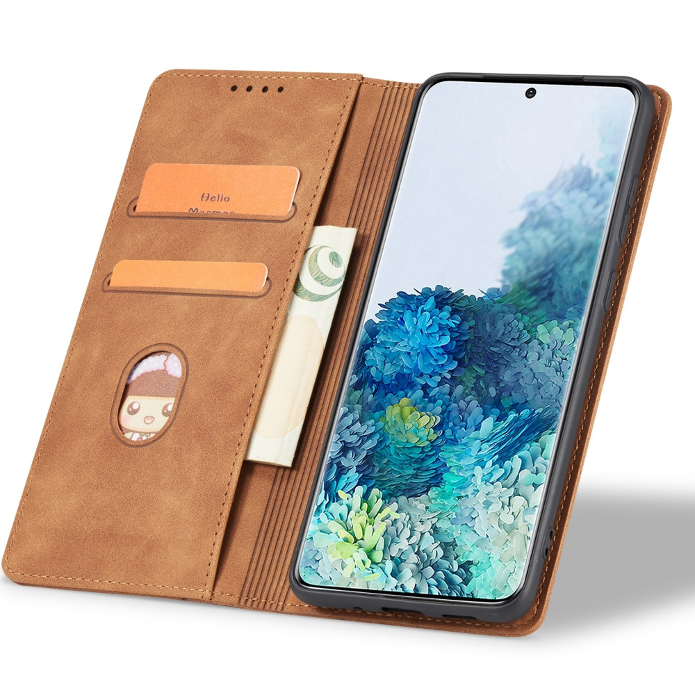 Θήκη Apple iPhone 15 Pro Max - Bodycell Book Case Πορτοφόλι - Brown (5206015046797)