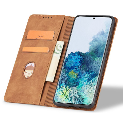 Bodycell Θήκη - Πορτοφόλι Realme 11 Pro Plus - Brown (5206015026461)
