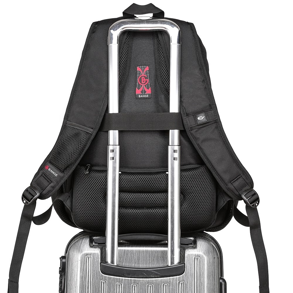 Bange 1901 XL Heavy Duty Travel Backpack - Ανθεκτικό Σακίδιο / Τσάντα Πλάτης & Μεταφοράς Laptop έως 17.3" - 40L - Black