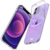 HappyCase Διάφανη Θήκη Σιλικόνης Apple iPhone 12 / 12 Pro - Heart Print (8719246297083)