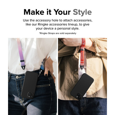 Ringke Onyx Magnetic - MagSafe Θήκη Σιλικόνης - Apple iPhone 15 - Black (8809919309325)