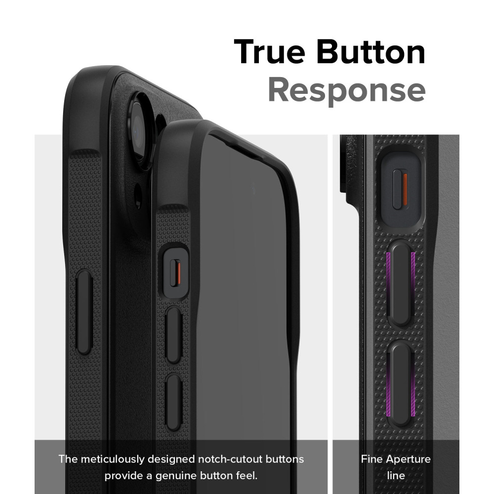 Ringke Onyx Θήκη Σιλικόνης - Apple iPhone 15 - Black (8809919309264)