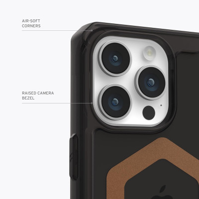 UAG Plyo - Ανθεκτική Θήκη MagSafe - Apple iPhone 15 Pro Max - Black / Bronze (114305114085)