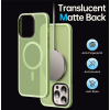HappyCase Ημιδιάφανη Σκληρή Θήκη MagSafe - Apple iPhone 14 Pro - Matte Green (8719246412257)