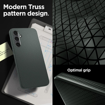 Spigen Θήκη Σιλικόνης Liquid Air - Samsung Galaxy S23 FE - Abyss Green (ACS06367)