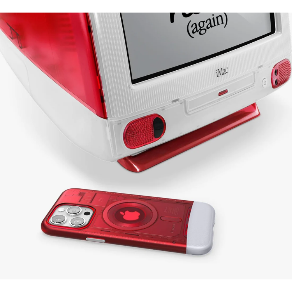 Spigen Classic C1 MagFit - Ανθεκτική Σκληρή Θήκη MagSafe - Apple iPhone 15 Pro Max - Ruby (ACS06609)