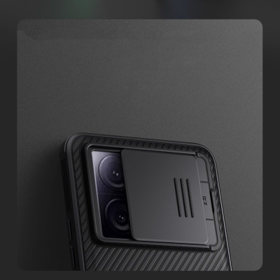 Nillkin CamShield Pro - Σκληρή Θήκη με Κάλυμμα για την Κάμερα - Xiaomi 13T / 13T Pro - Black (6902048270916)