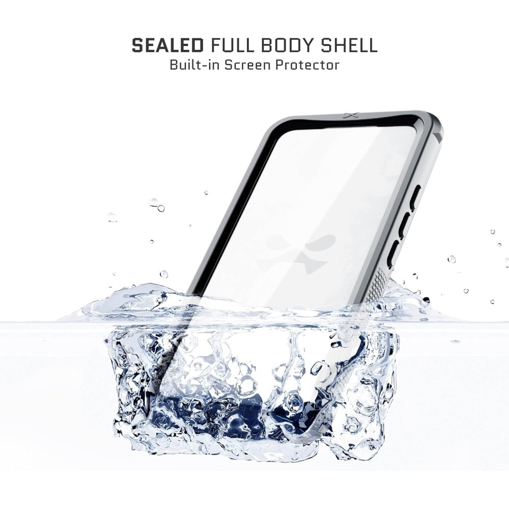 Ghostek Nautical 4 - Ανθεκτική Αδιάβροχη Θήκη MagSafe με Περιστρεφόμενο Κλιπ Ζώνης - Apple iPhone 15 Pro Max - Clear (GHOCAS3615)