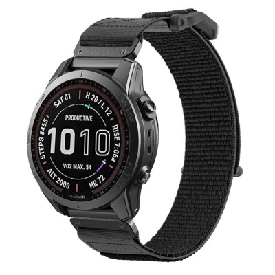 Tech-Protect Λουράκι Scout - Garmin Fenix 3/5X/3HR/5X Plus/6X/6X Pro/7X/8 (51mm) - Black (9319456605556)