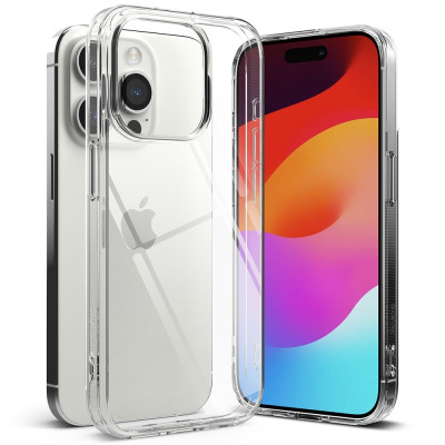 Ringke Fusion Σκληρή Θήκη με TPU Bumper - Apple iPhone 15 Pro Max - Clear (8809919306447)